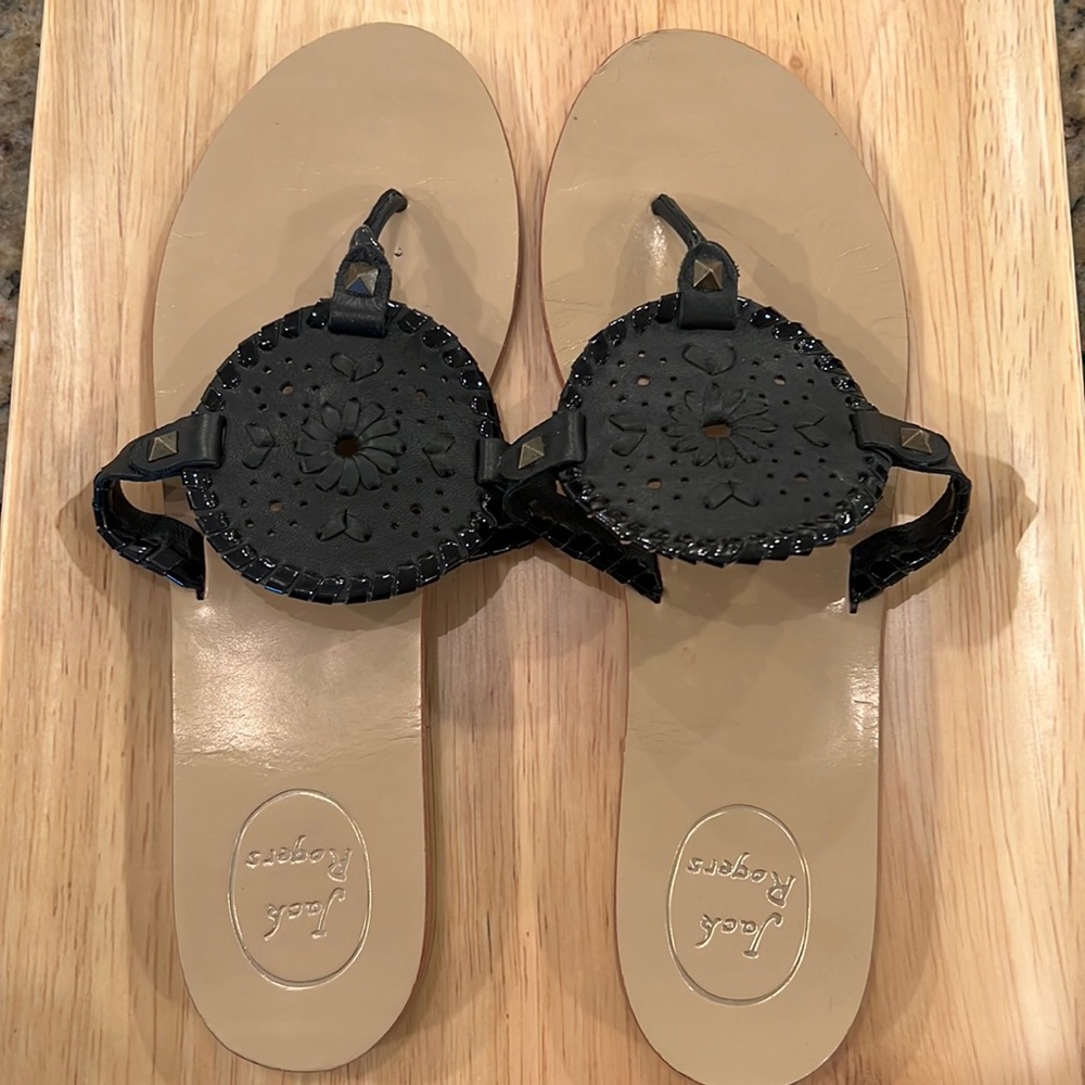 Black Jack Rogers Sandals